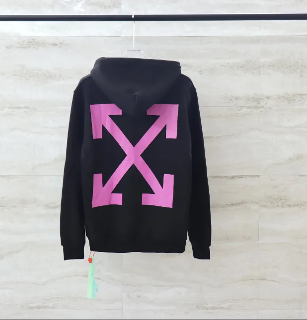 OFF-WHITE New Religious Angel Printed Hooded Hoodie