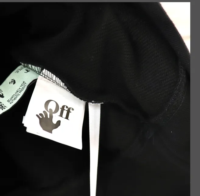 OFF-WHITE New Religious Angel Printed Hooded Hoodie