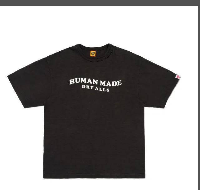 HUMAN MADE FW23 GRAPH T-SHIRT Autumn Winter Collection Duck Letter Printed Bamboo Cotton Cylinder Short Sleeve T-shirt