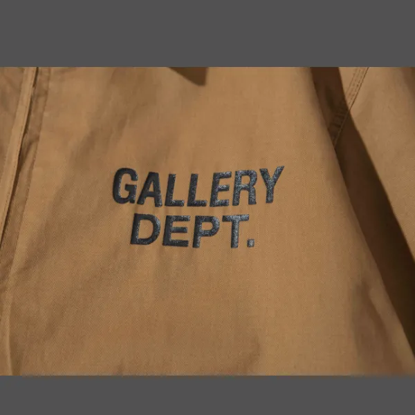 Gallery Dept. LOGO Coach Jacket with English letter printing basic Kahart base plate coach jacket black S M L XL