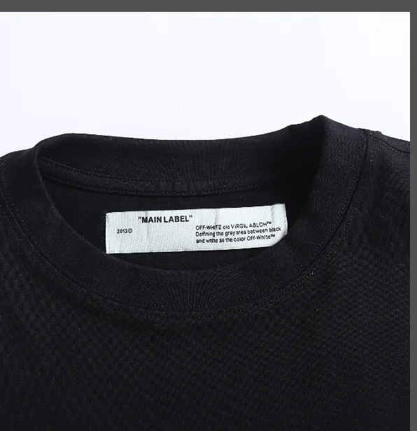 OFF-WHITE New Line Speed Belt Printed Short Sleeve