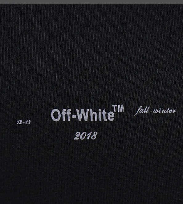 OFF-WHITE New Line Speed Belt Printed Short Sleeve