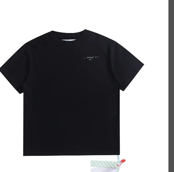 OFF-WHITE New Line Speed Belt Printed Short Sleeve