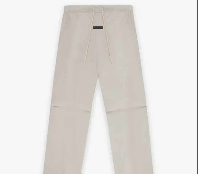 FEAR OF GOD ESSENTIALS FOG New Series Drawstring Woven Speed Drying Parachute Pants Pants Feather Apricot Grey Black S-XL