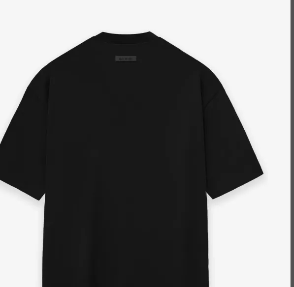 FEAR OF GOD ESSENTIALS FOG 23FW New Series Short Sleeve T-shirt Black Desert Yellow Feather Apricot S-XL