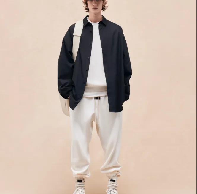 FEAR OF GOD ESSENTIALS FOG 23FW New Series Pants Black Desert Yellow Feather Apricot S-XL