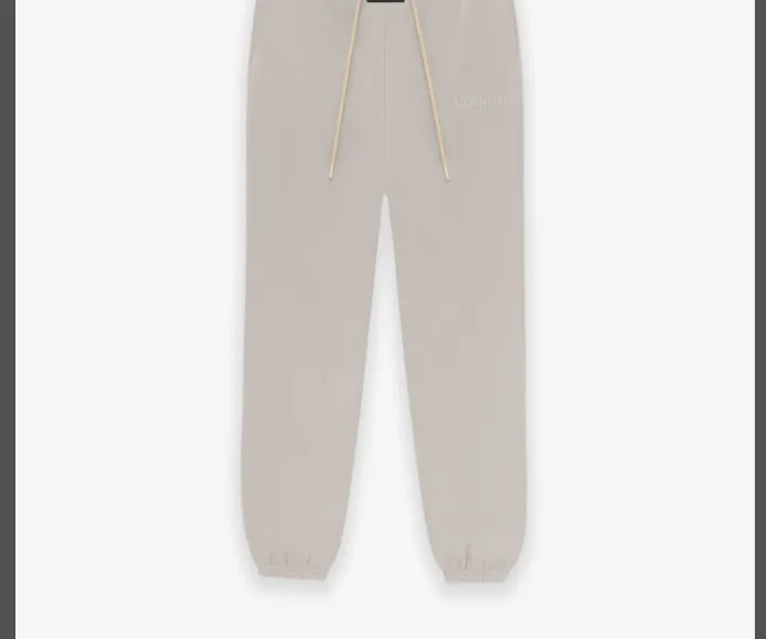 FEAR OF GOD ESSENTIALS FOG 23FW New Series Pants Black Desert Yellow Feather Apricot S-XL