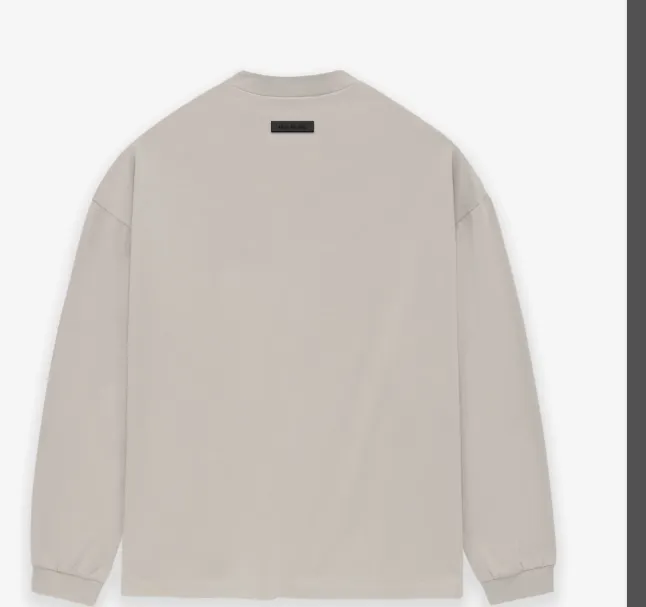 FEAR OF GOD ESSENTIALS FOG 23FW New Series Long Sleeve T-shirt Black Desert Yellow Feather Apricot S-XL