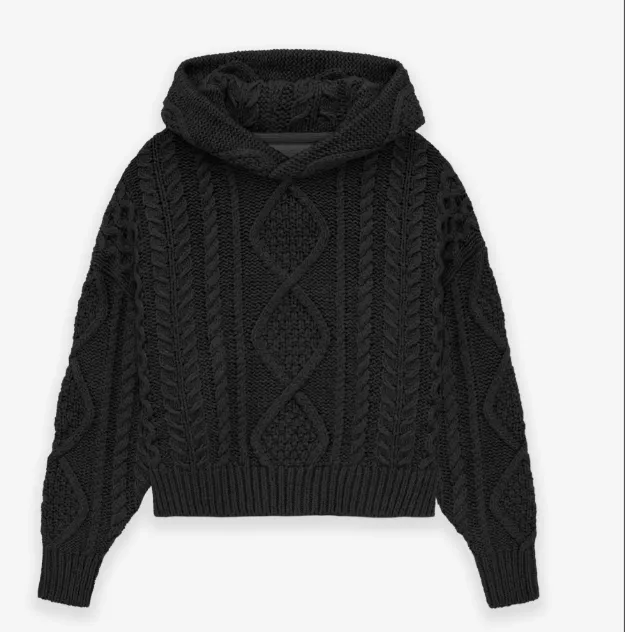 FEAR OF GOD ESSENTIALS FOG 23FW New Series Hooded Sweater Black Elephant White Rice White S-XL