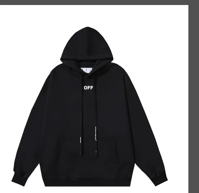 OFF-WHITE New Double Moon 🌕 Arrow print hoodie sweatshirt