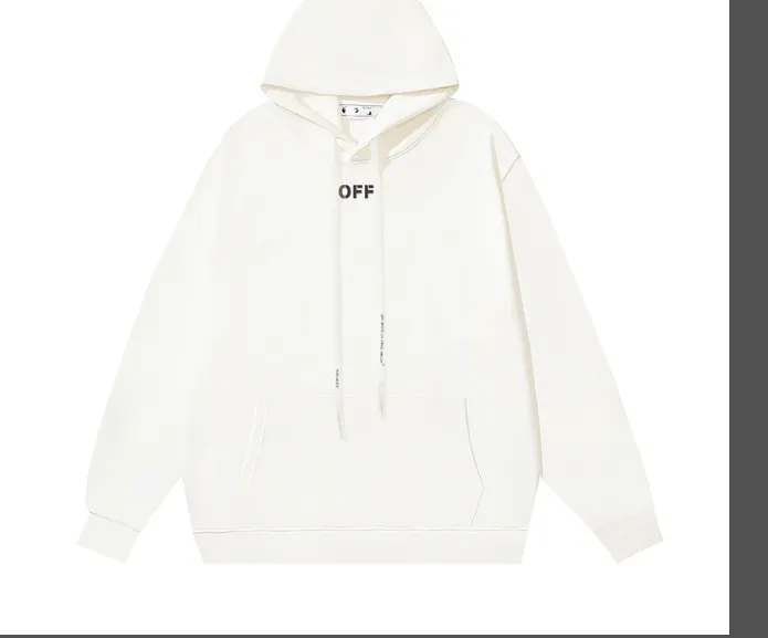 OFF-WHITE New Double Moon 🌕 Arrow print hoodie sweatshirt