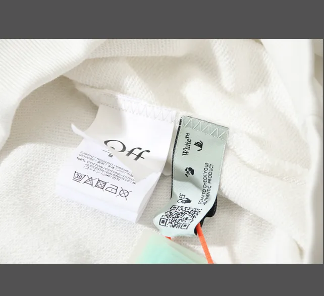 OFF-WHITE New Cruiser Arrow Printed Round Neck Hoodie