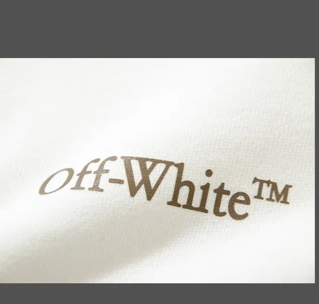 OFF-WHITE New Cruiser Arrow Printed Round Neck Hoodie