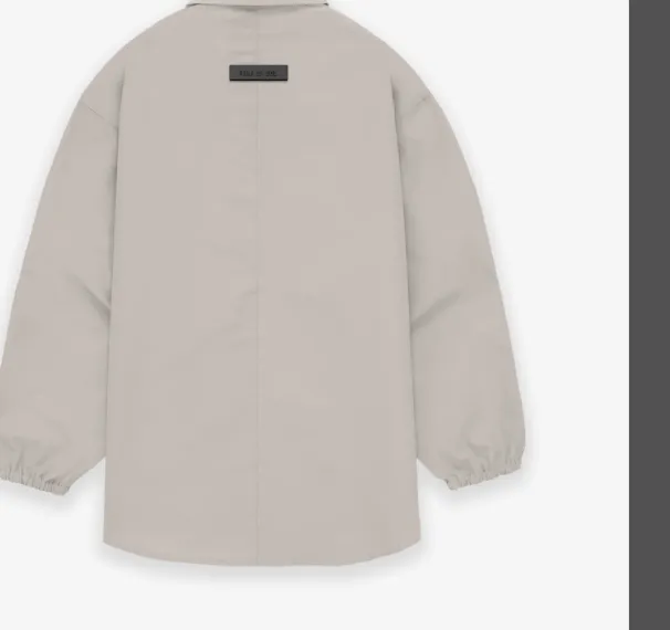 FEAR OF GOD ESSENTIALS FOG 23FW New Series Bundle Sleeve Shirt Black Feather Apricot Grey S-XL