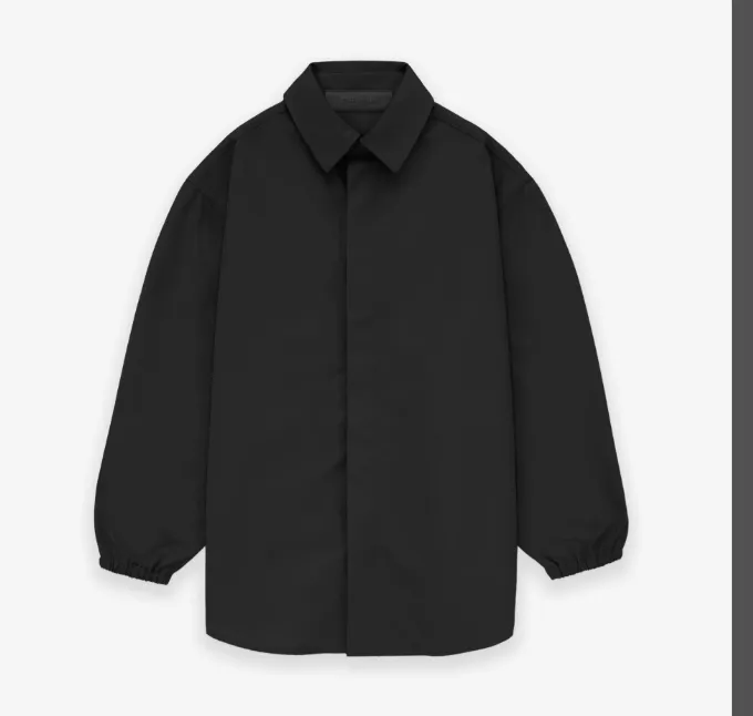 FEAR OF GOD ESSENTIALS FOG 23FW New Series Bundle Sleeve Shirt Black Feather Apricot Grey S-XL