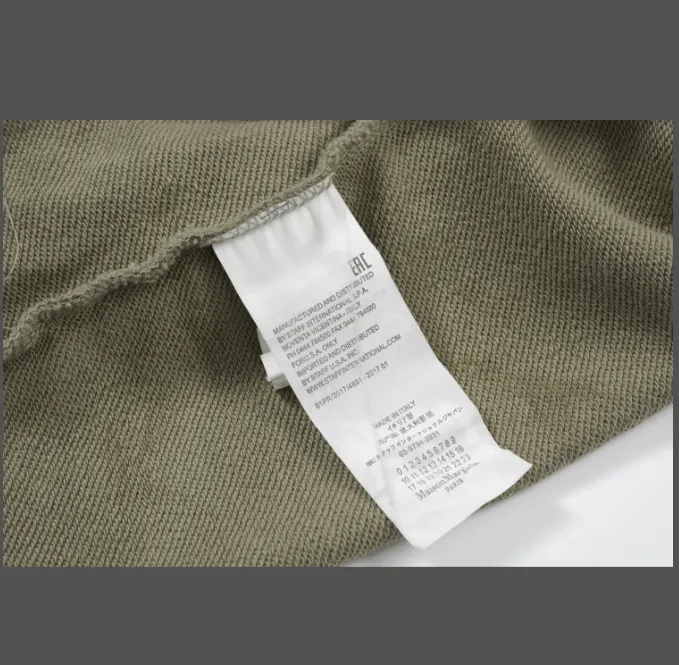 Maison Margiela MM6 Washed Outdated Digital LOGO Printed Round Neck Hoodie Green Grey 46 48 50 52