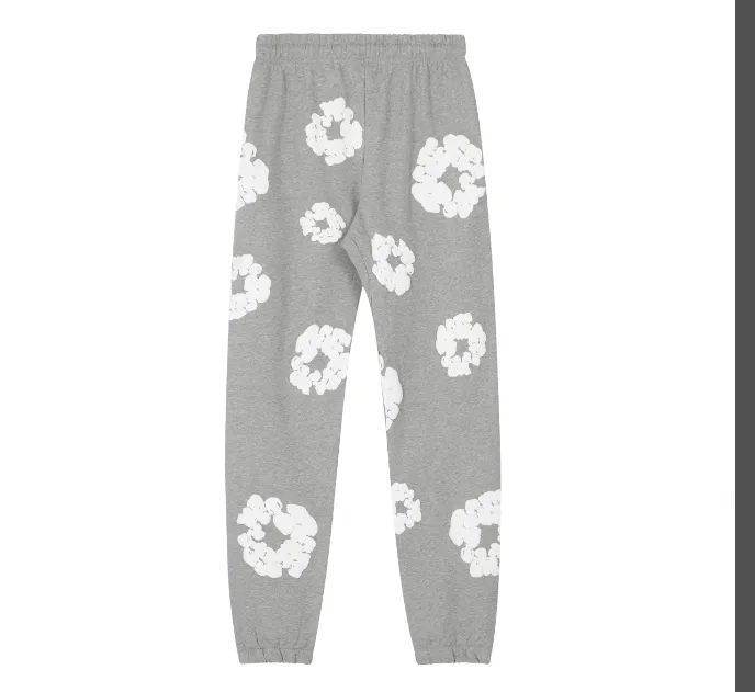 DENIM TEARS mainline cotton foam printed sweatpants