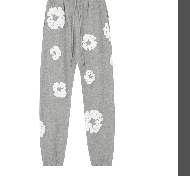 DENIM TEARS mainline cotton foam printed sweatpants