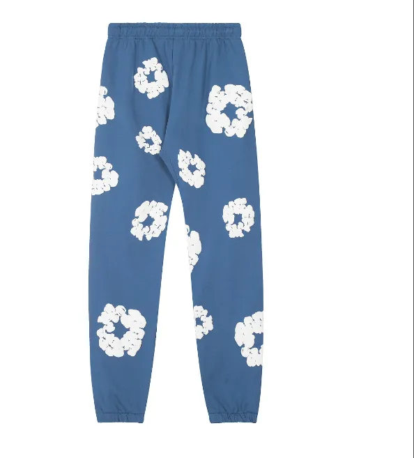 DENIM TEARS mainline cotton foam printed sweatpants