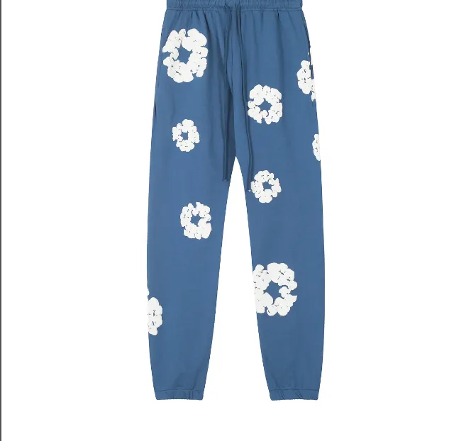 DENIM TEARS mainline cotton foam printed sweatpants