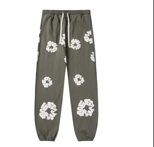 DENIM TEARS mainline cotton foam printed sweatpants