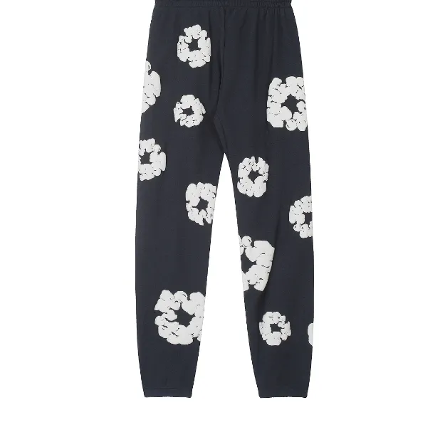 DENIM TEARS mainline cotton foam printed sweatpants