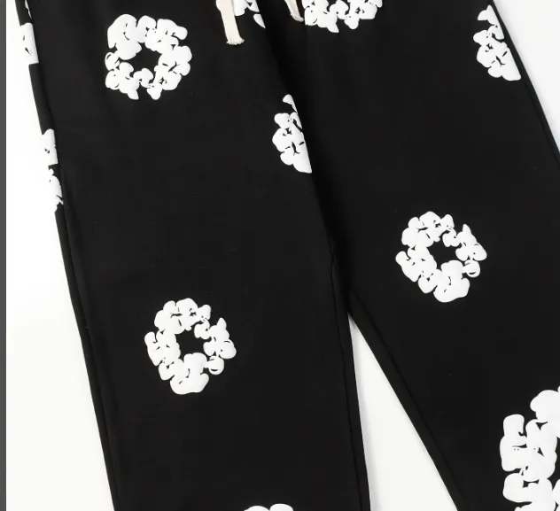 DENIM TEARS mainline cotton foam printed sweatpants