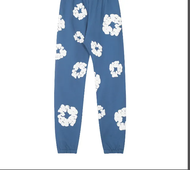 DENIM TEARS mainline cotton foam printed sweatpants