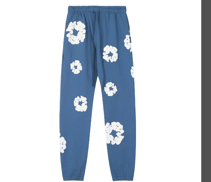 DENIM TEARS mainline cotton foam printed sweatpants