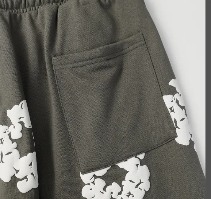 DENIM TEARS mainline cotton foam printed sweatpants