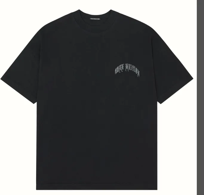 Cole Buxton London limited edition CB pentagram slogan logo short sleeved T-shirt black white S-XL size