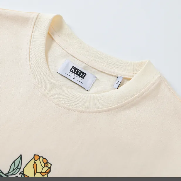 KITH BOX LOGO Rose Flower Short Sleeve