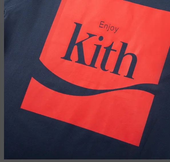 Kitch x Coca Cola Enjoy Tee Coca Cola Co branded Short Sleeve