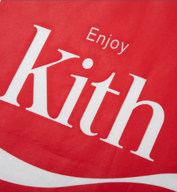 Kitch x Coca Cola Enjoy Tee Coca Cola Co branded Short Sleeve