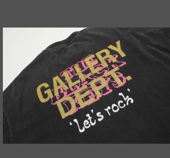 GALLERY DEPT Retro Dish Movie Plot Dish Short Sleeve T-shirt