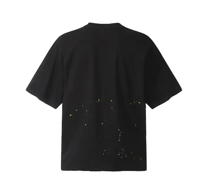 GALLERY DEPT 24 Year New Vintage Washed Watercolor Dot Splash Ink Hand drawn T-shirt Short Sleeve