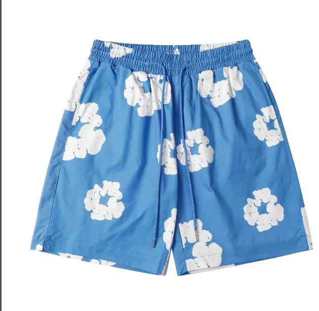 DENIM TEARS mainline cotton foam printed American shorts for both men and women