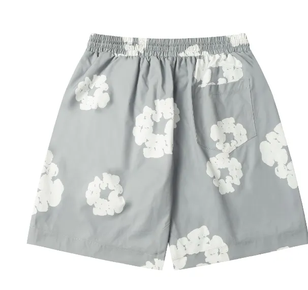 DENIM TEARS mainline cotton foam printed American shorts for both men and women