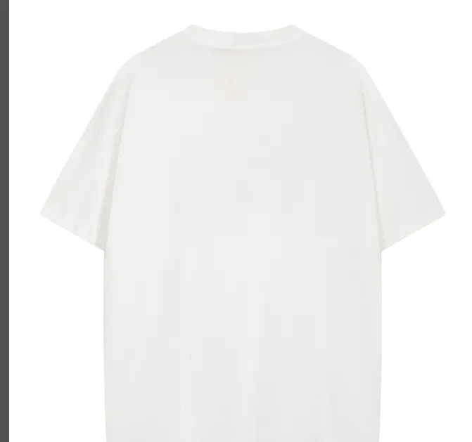 Maison Margiela MM6 digital letter logo printed short sleeved T-shirt in black and white, size 46, size 48, size 50, size 52