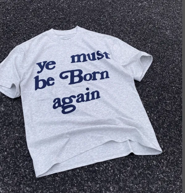 CPFM ye must be born again Must be reborn Foam print Heavy texture Cleanfit Small collar Short sleeved Size: S M L XL All photos are protected