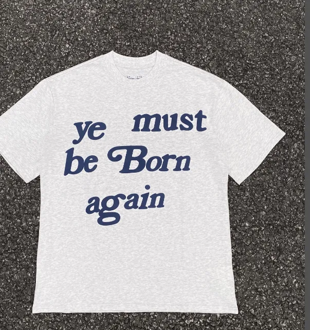 CPFM ye must be born again Must be reborn Foam print Heavy texture Cleanfit Small collar Short sleeved Size: S M L XL All photos are protected