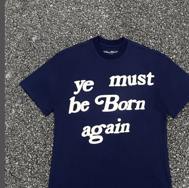 CPFM ye must be born again Must be reborn Foam print Heavy texture Cleanfit Small collar Short sleeved Size: S M L XL All photos are protected