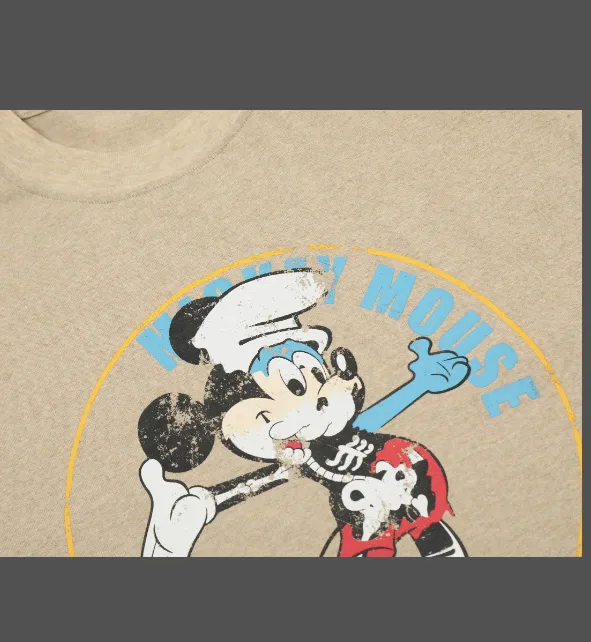 GALLERY DEPT Mickey series 24ss anime printed short sleeved retro washed T-shirt short sleeved