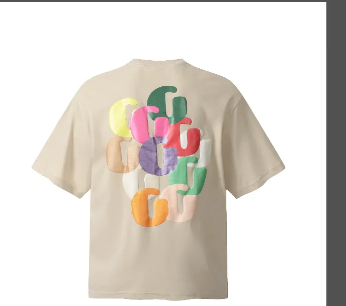 GALLERY DEPT 24SS Rainbow Foam Printed Short Sleeve T-shirt