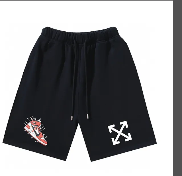 OFF-WHITE New 450g Thick Grinding Fury Loop Fabric Shorts