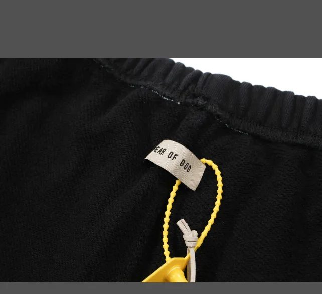 FEAR OF GOD x RRR 123 California Limited Edition Co branded Letter Printed Pants Black Apricot 1 Size 2 Size 3