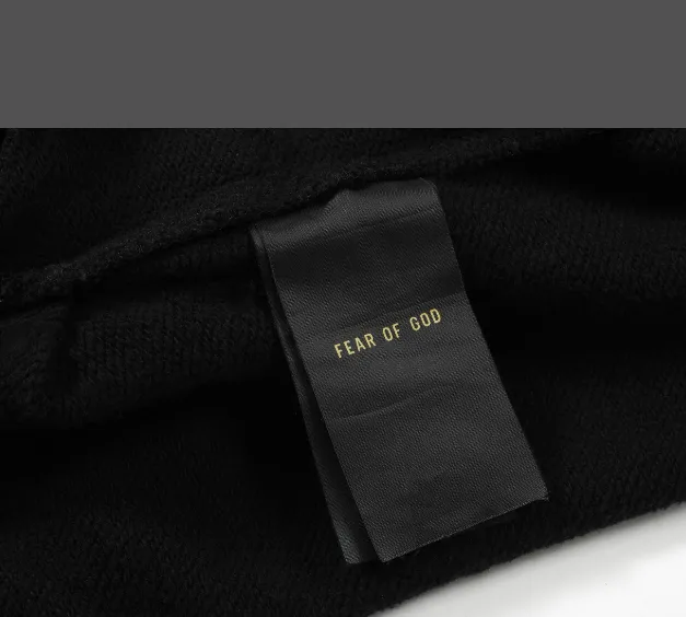 FEAR OF GOD x RRR 123 California Limited Edition Co branded Letter Printed Pants Black Apricot 1 Size 2 Size 3