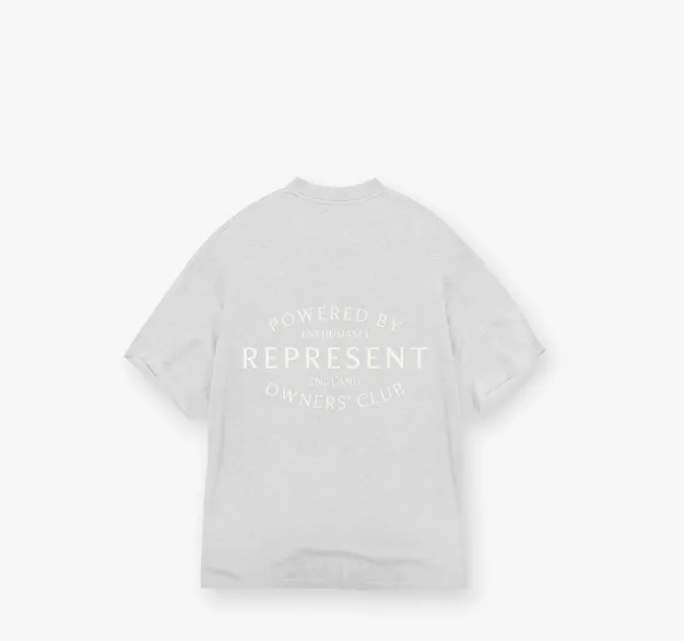 REPRESENT OWNERS CLUB STAMP T-SHIRT Minimalist and minimalist style outfit with American retro printed short sleeved t-shirt