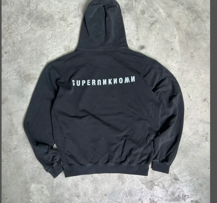 SOUNDGARDEN SUPERUNKNOWN BAND VINTAGE HOODIE Retro Washed Vintage Concert Album Accessories Vintage Printed Hoodie Hoodie Hoodie Washed Black S M L XL