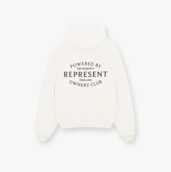 Representative Letter Slogan Logo Printed Hoodie Black Flower Grey Warm White S-XL Size